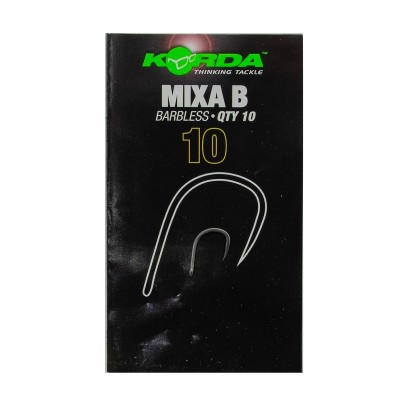 KORDA Крючок Mixa Barbless №10 без бородки