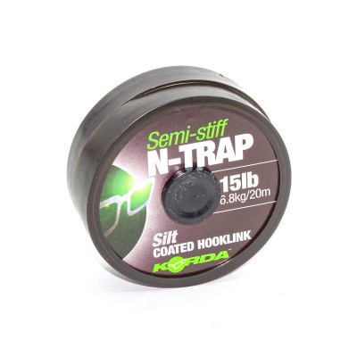 KORDA Поводковый материал N-Trap Semi-stiff 15lb Silt