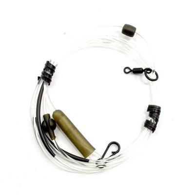 KORDA Монтаж готовый Dark Matter Leader Heli Clear 40lb