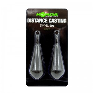 KORDA Грузило Distance Casting Swivel Blister 4.0oz 112г