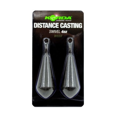 KORDA Грузило Distance Casting Swivel Blister 4,0oz 112г