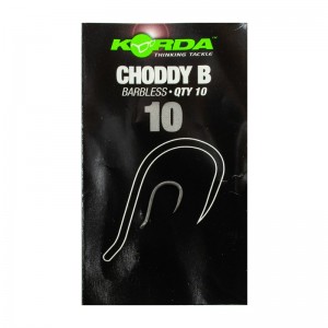 KORDA Крючок Choddy Barbless №10 без бородки 10шт