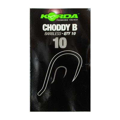 KORDA Крючок Choddy Barbless №10 без бородки 10шт