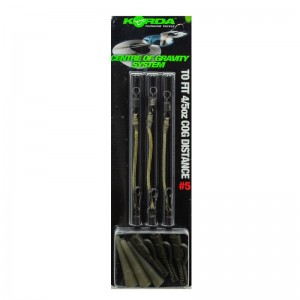 KORDA Набор для грузил COG Booms для грузила Distance Lead 4-5oz