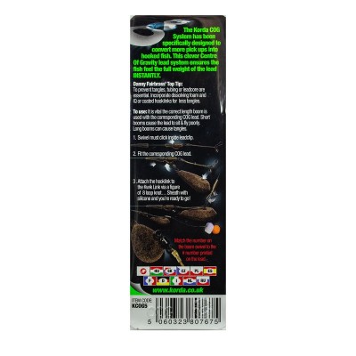 KORDA Набор для грузил COG Booms для грузила Distance Lead 4-5oz