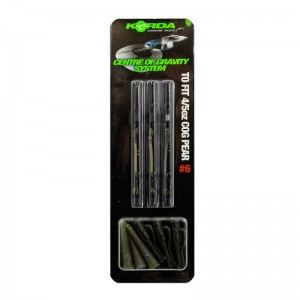 KORDA Набор для грузил COG Booms для грузила Flat Lead 4-5oz