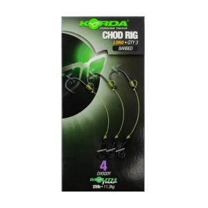 KORDA Поводок готовый Chod Rig Long 2.5см №4 3шт