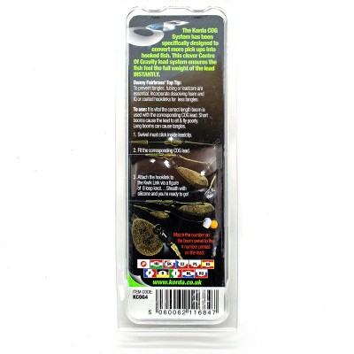 KORDA Набор для грузил COG Booms для грузила Flat Lead 3-3,5oz