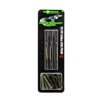 KORDA Набор для грузил COG Booms для грузила Flat Lead 6-8oz