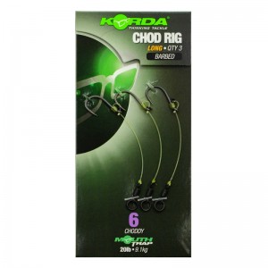 KORDA Поводок готовый Chod Rig Long 2.5см №6 3шт