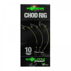 KORDA Поводок готовый Chod Rig Long Barbless 2.5см №10 3шт безбородый