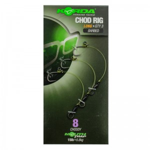 KORDA Поводок готовый Chod Rig Long 2.5см №8 3шт