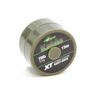 KORDA Лидкор Kable XT Extreme Leadcore 15м 70lb Green