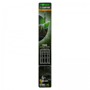 KORDA Поводок готовый N-Trap DF Rig Barbless 15lb Wide Gape №8 безбородый