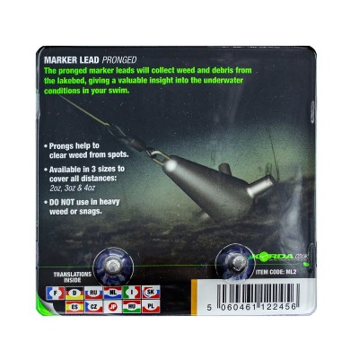 KORDA Грузило маркерное Marker Lead Blister 3oz 4oz