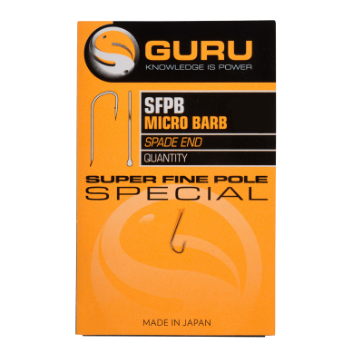 GURU Крючок Super Fine Pole №16 с бородкой