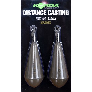 KORDA Грузило Distance Casting Swivel Gravel 4.5oz 128г