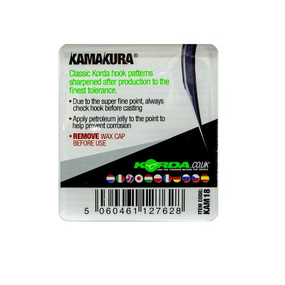 KORDA Крючок Kamakura Choddy Barbless №4 без бородки 10шт