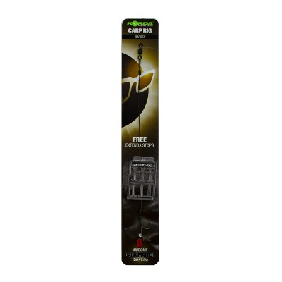 KORDA Поводок готовый Dark Matter Rig 15lb Wide Gape №8