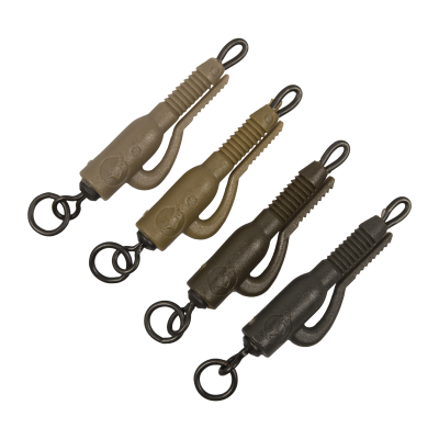 KORDA Клипса безопасная с кольцом Hybrid Lead Clips Gravel