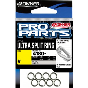 OWNER Кольцо заводное Split Ring Ultra Wire №10 6шт Фурнитура OWNER