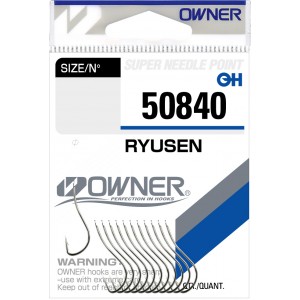 OWNER Крючок Ryusen nickel №1 7шт Крючок фидер.поплавок OWNER