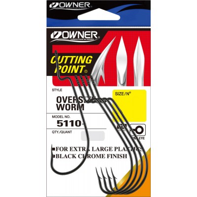 OWNER Крючок Oversize Hook BC №11/0 4шт