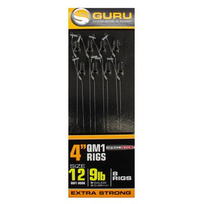 GURU Поводок готовый QM1 Speed Stop Ready Rigs 4" №12 10см