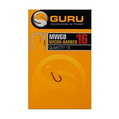 GURU Крючок MWG Barbed №16 с микробородкой