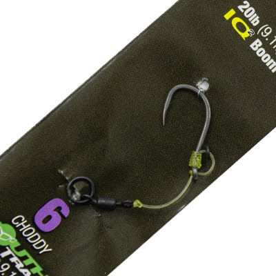 KORDA Поводок готовый Hinge Rig Mouth Trap 25lb IQ-2 20lb Choddy №6