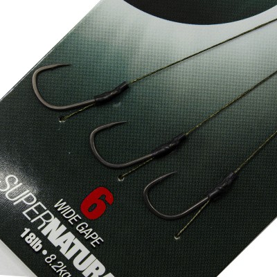 KORDA Поводок готовый Solidz PVA Rig 18lb Wide Gape №6