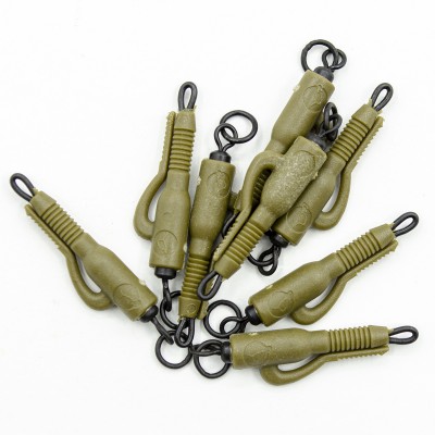 KORDA Клипса безопасная с кольцом Hybrid Lead Clips Silt