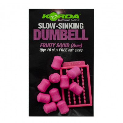 KORDA Имитационная приманка Dumbell Slow Sinking Fruity Squid 8мм