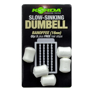 KORDA Имитационная приманка Dumbell Slow Sinking Banoffee 16мм