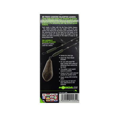 KORDA Монтаж готовый Leadcore Leader Heli Gravel 3шт