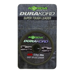 KORDA Шок-лидер Dura Kord Dyneema Spliceable Leader 45lb 20м