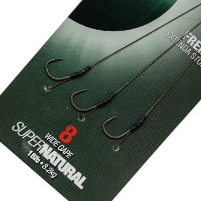 KORDA Поводок готовый Solidz PVA Rig 18lb Wide Gape №8