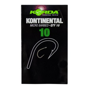 KORDA Крючок Kontinental №10 с бородкой 10шт