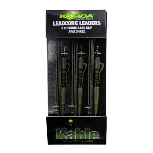 KORDA Монтаж готовый Leadcore Leader Lead Clip Weed Silt 3шт