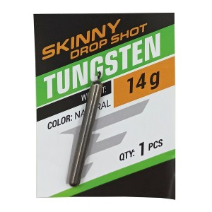 FLAGMAN Грузило Tungsten Skinny Drop Shot вольфрам 14г