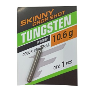 FLAGMAN Грузило Tungsten Skinny Drop Shot вольфрам 10.6г