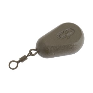 CARP PRO Грузило Flat Pear 70г weedy green