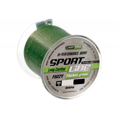 CARP PRO Леска Sport Line Flecked Green 300м 0,286мм