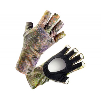 VEDUTA Перчатки солнцезащитные UV Gloves Reptile Skin Forest Camo M мужские