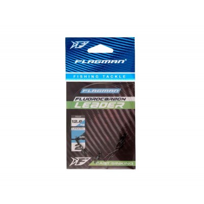 FLAGMAN Поводок Fluorocarbon Leader 12,6кг 30см 0,55мм 2шт