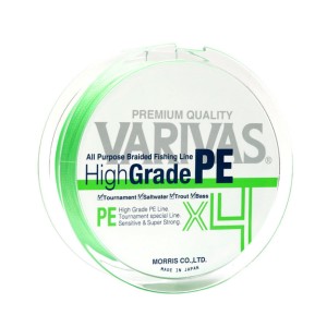 VARIVAS Шнур High Grade PE X4 Flash Green 150м #0.6