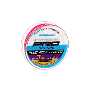 FLAGMAN Амортизатор для штекера Deluxe Fluo Pole Elastic 7м d1.4мм pink