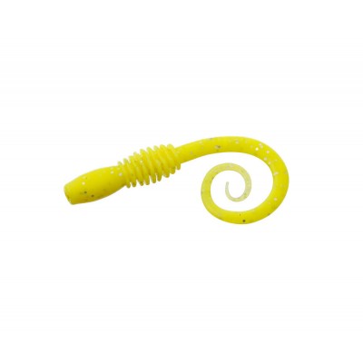 FLAGMAN Червь Helical 8" #012 macrell chartreuse 20см 5шт