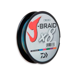 DAIWA Шнур J-Braid x8 300м Multicolor 0.24мм 18кг