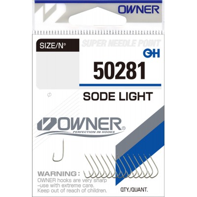 OWNER Крючок Sode Light brown №18 14шт